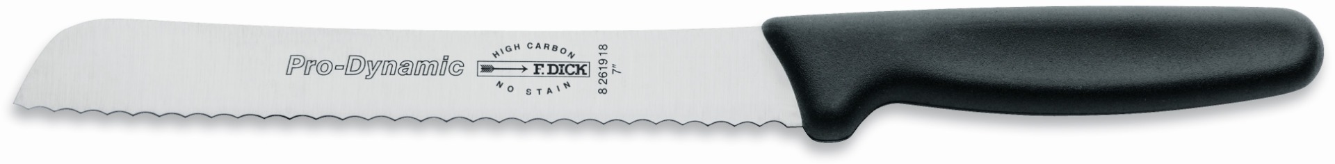 F.Dick Brotmesser schwarz 18 cm