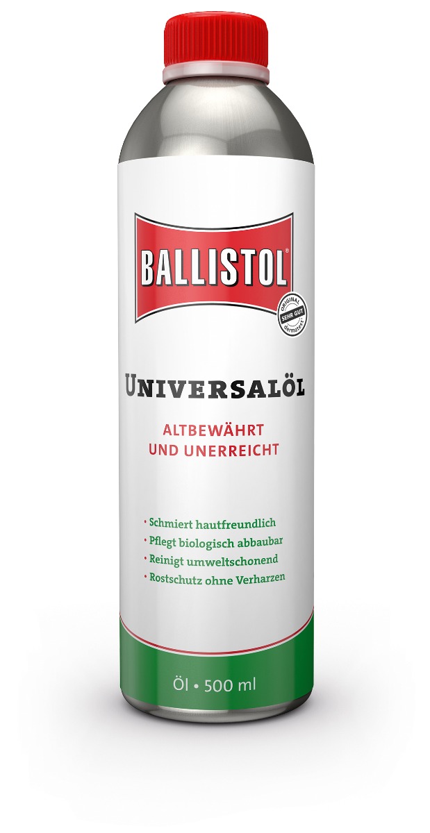 Ballistol-Universalöl 500ml Dose 5-sprachig Lieferant:E/D/E