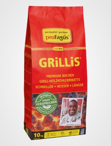 Grillbriketts Grillis profagus Front