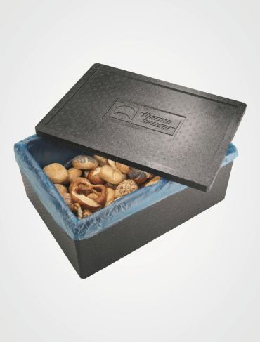 Thermo Transportbox schwarz für E2-Kiste