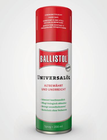 Ballistol Universalöl 200ml Inhalt Spray Korrosionsschutz- und Pflegeöl Dose