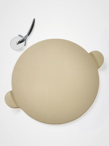Napoleon PRO Pizzastein 38 cm mit Pizzaschneider