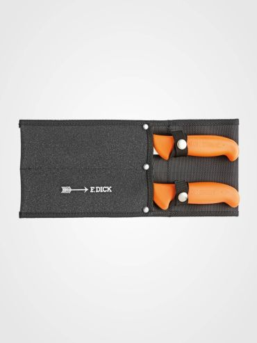 F.Dick Jagd-Set 2-teilig 82556306 Bestehend aus: Ringelmesser gerade 10 cm ErgoGrip Aufbrechmesser 15 cm ErgoGrip Messerscheide