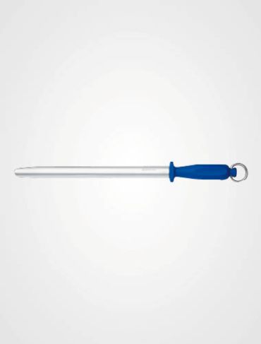 Giesser Abziehstahl oval 9929 31 cm mit blauem Griff