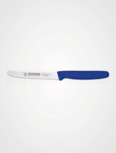 Giesser Allzweckmesser Wellenschliff - 11 cm - azur-blau