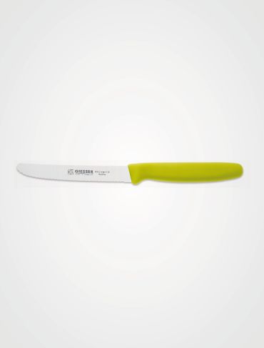 Giesser Allzweckmesser Wellenschliff - 11 cm - limette