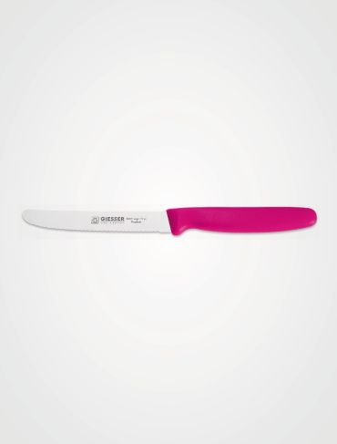 Giesser Allzweckmesser Wellenschliff - 11 cm - pink