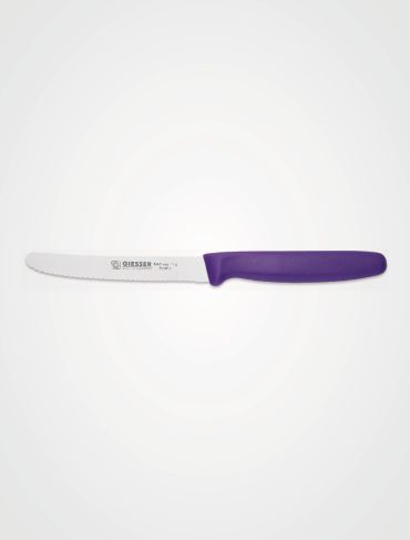 Giesser Allzweckmesser Wellenschliff - 11 cm - violett