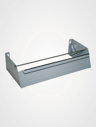 Metall Folienspender 1-fach grau 45cm