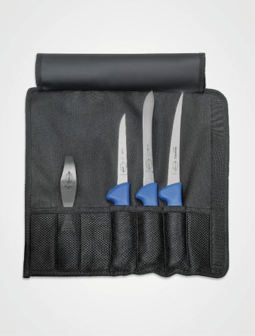 F.Dick Anglerset 4-teilig mit Rolltasche