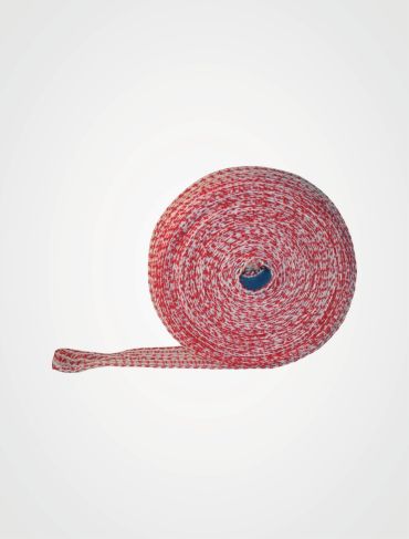 Lachsschinkennetz V14 rot/weiß 50 Meter