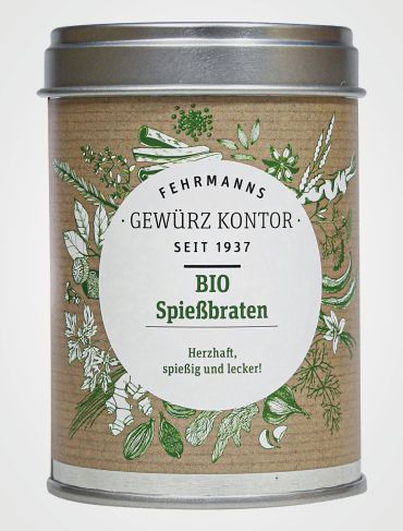 BIO Spießbraten Gewürz Dose Frontal