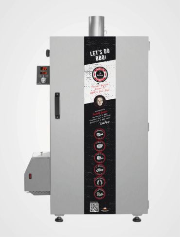 Borniak Räucherofen Smoker 150 BBQ TIMER INOX digitale Steuerung und Timer 230 V