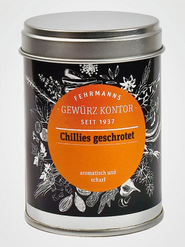 Chillies geschrotet Dose