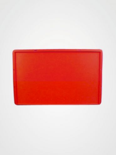 Deckel ROT für Euro Fleischkasten Format: 600x400 mm für Größen E1/E2/ E3