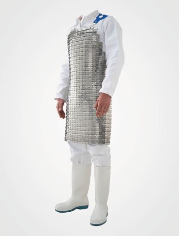 Edelstahl Stechschutzschürze 80x55 cm