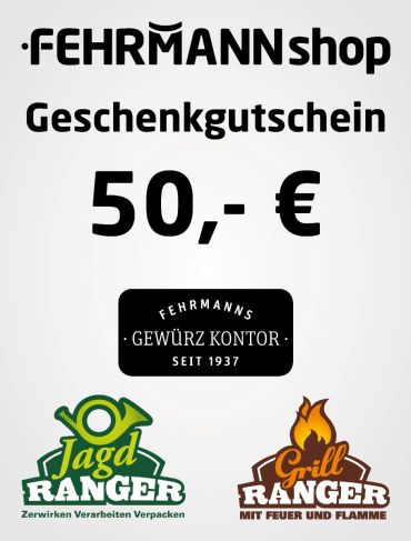 50 € Geschenkgutschein