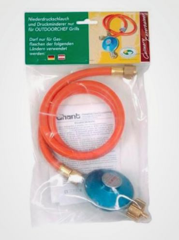 Outdoorchef Gasschlauch / Druckregler Set 14.911.40