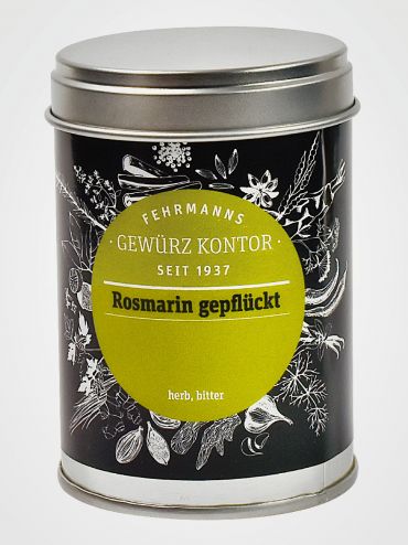 Rosmarin gepflückt 25g Gewürz - Dose