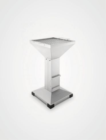 Thüros T3 Säulengrill TKE42 mit Edelstahl Plattenfuss