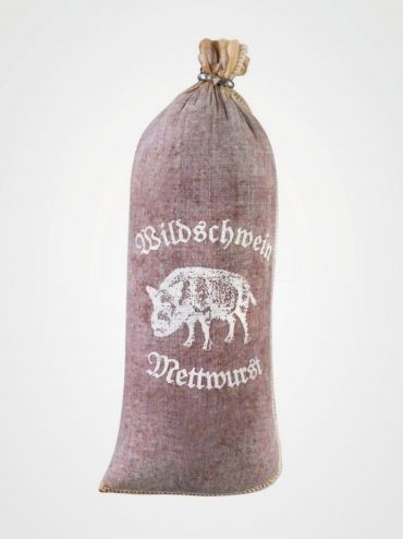 Wildschwein Mettwurst Beutel natur 60/25