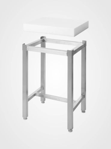 Hendi Hackblock HDPE 400 x 500 x 80 mm
Hendi Untergestell Edelstahl 500 x 400 x 750 mm