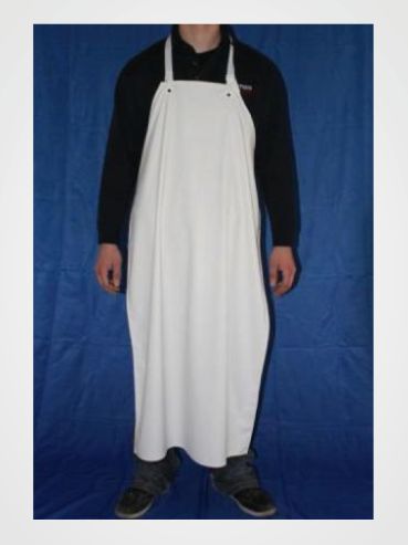 Laden Schürze Ledotex weiß 125cm