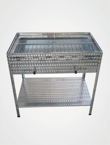 Edelstahl Holzkohlegrill Profi 1190