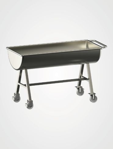 Mengmulde 300 Liter Edelstahl