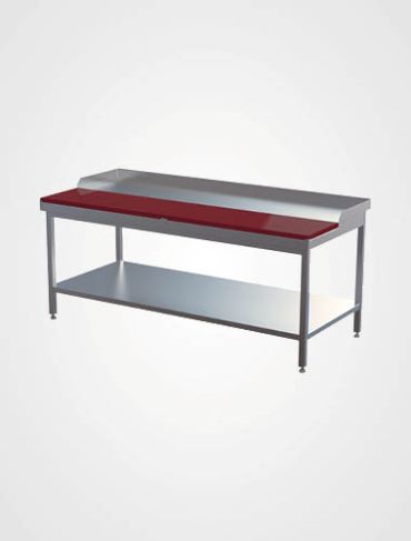 Edelstahl Stufentisch