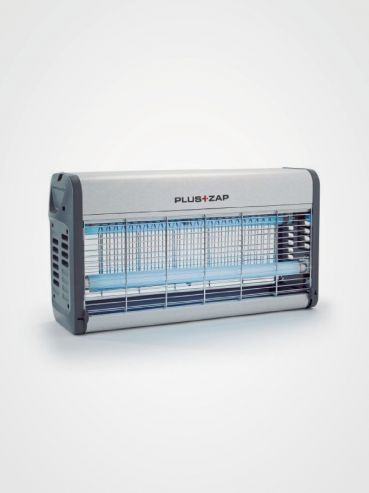Aluminium Insektentöter Pluszap 2 x 15 Watt UV-Röhren Flexible Wand-, Tisch- oder Deckenmontage