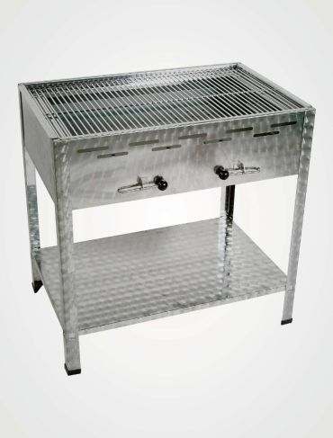 Edelstahl Holzkohlegrill Profi 850