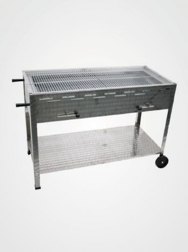 Edelstahl Holzkohlegrill Profi 1190 Fahr