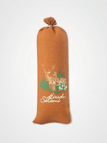 Hirsch Salami Beutel braun 55/21cm T96
