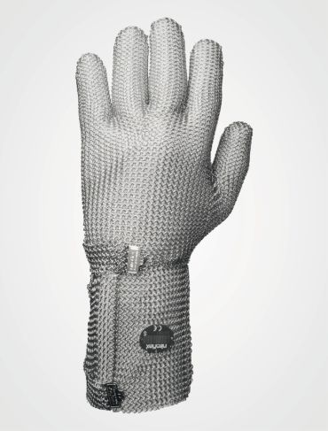 Stechschutz Handschuh Gr 0 Niroflex 2000 15 cm Stulpe 5-Finger grün
