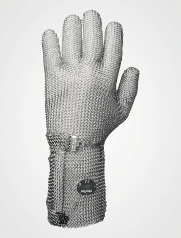 Stechschutz Handschuh 5-Finger Gr 3 blau Niroflex 2000 15 cm Stulpe