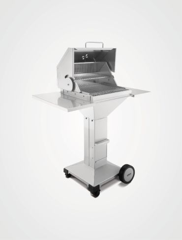 Thüros T3 BBQ Station TKE 42 BBQS Edelstahl mit Schwenkhaube Offen