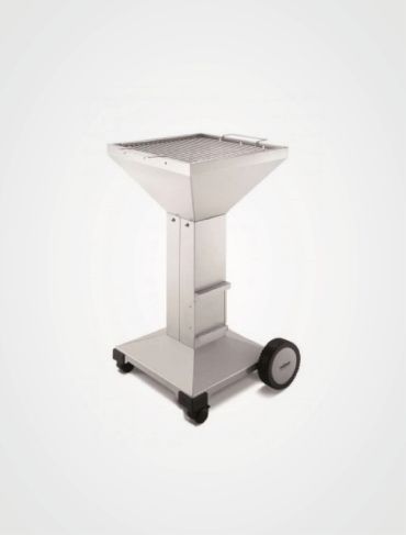 Thüros T3 Säulengrill Fahrbar mit 4 Lenkrollen