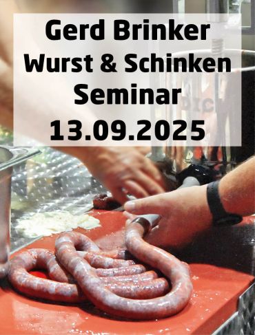 JagdRanger + Gerd Brinker - Wurst und Schinken Seminar 13.09.2025