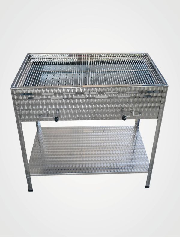 Holzkohlegrill Edelstahl Profi