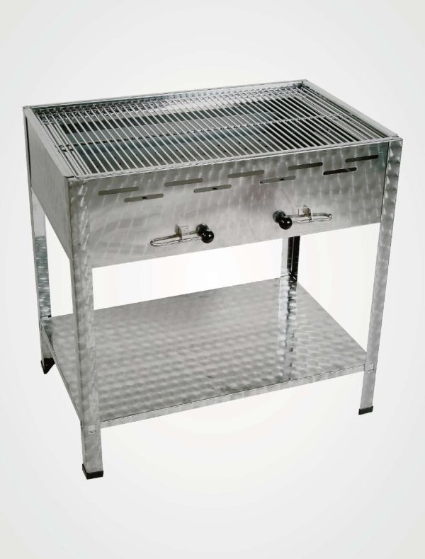 Edelstahl Holzkohlegrill Profi 850