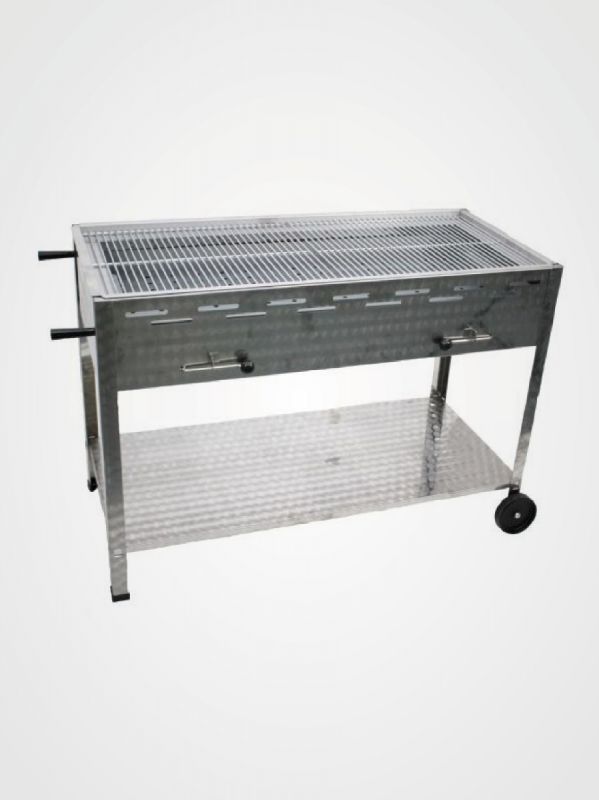 Holzkohlegrill Edelstahl Profi