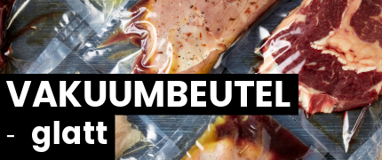Vakuumbeutel glatt Kategoriebanner