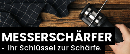 Messerschärfer Kategoriebanner