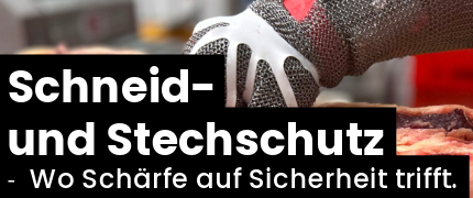Schneid- und Stechschutz Kategoriebanner