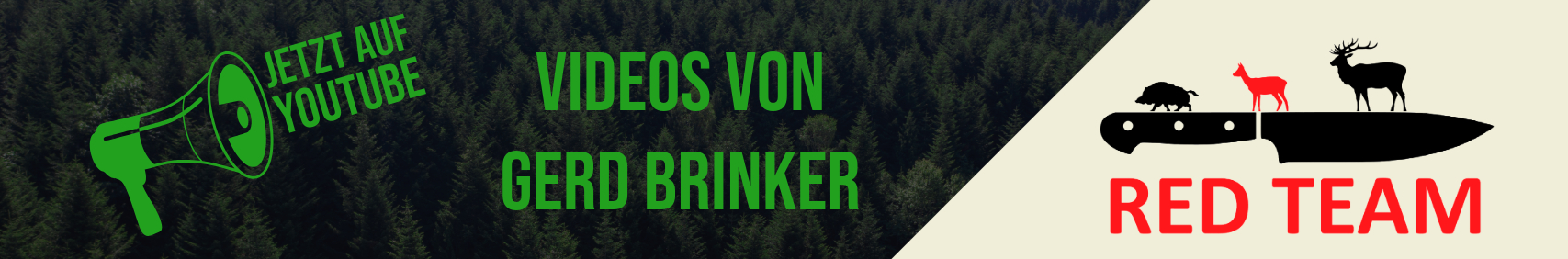 Jetzt auf YouTube! Videos von Gerd Brinker Red Team